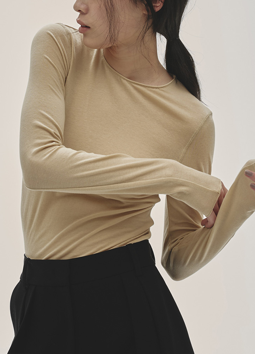 後領挖背親膚上衣